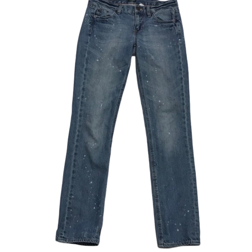 J.Crew Factory matchstick bleached skinny jeans 27